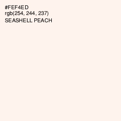 #FEF4ED - Seashell Peach Color Image